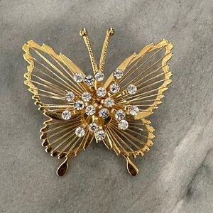VTG Monet Butterfly Pin Brooch